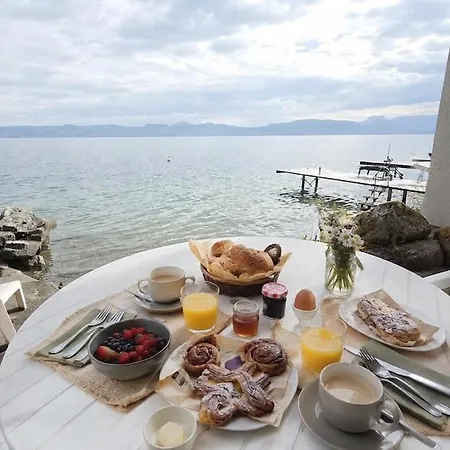 Paradis Au Bord Du Avec Privée Apartamento Lugrin